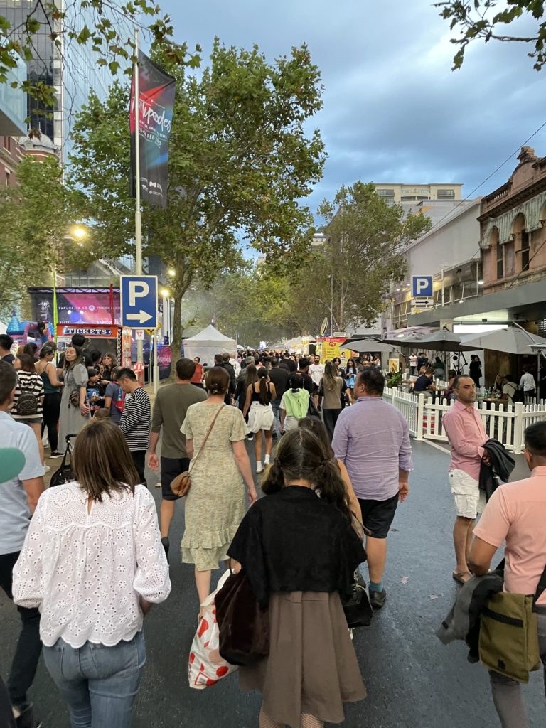 Lonsdale Street reserved for pedestrian access for the Antipodes Festival