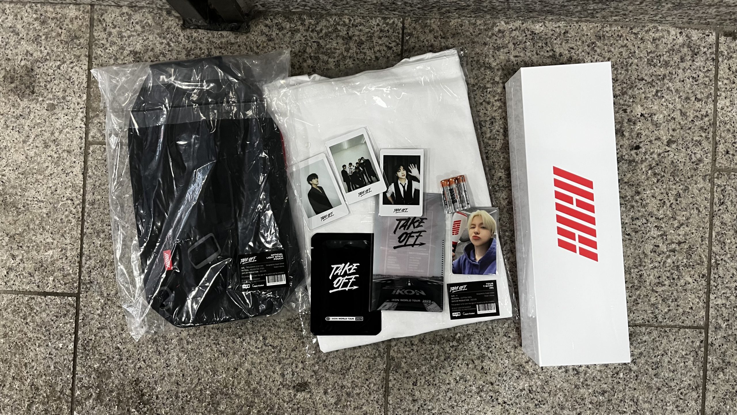 Merchandise from TWICE Concert in Korea